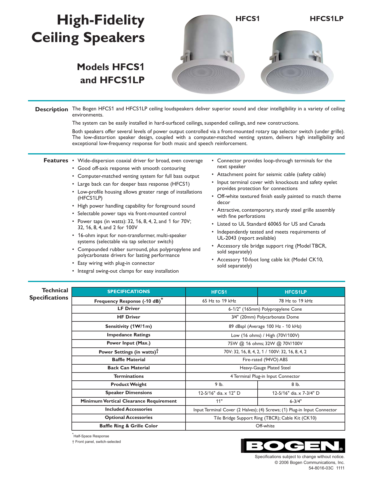 High Fidelity Ceiling Speakers Manualzz Com