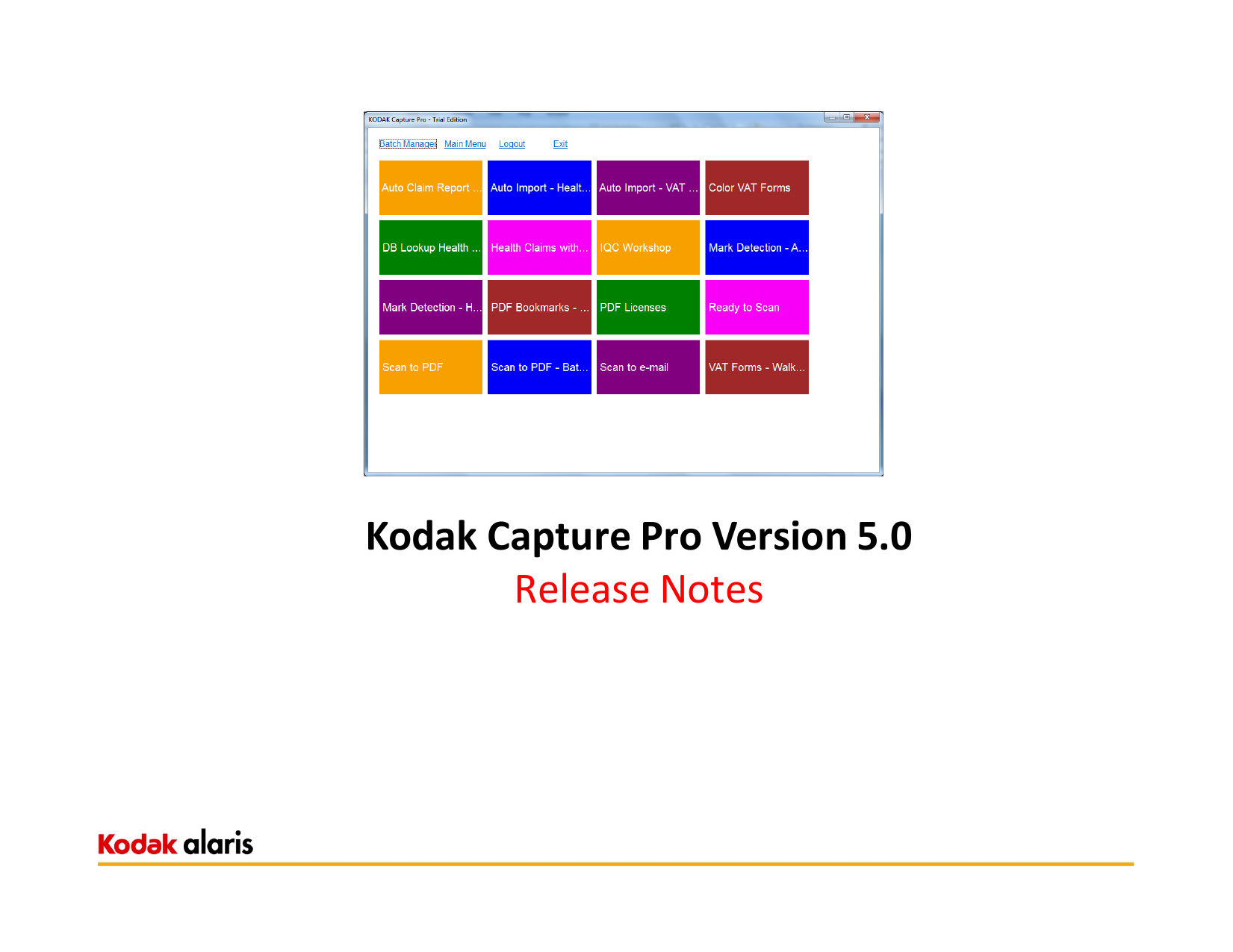 kodak capture pro download free trial