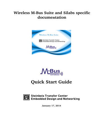 Silicon Labs Wireless M-Bus  Quick Start Guide | Manualzz