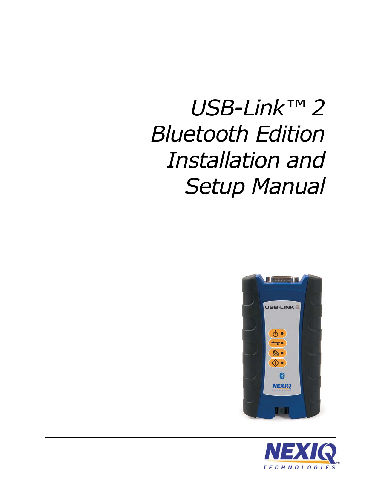 USBLink™2 Bluetooth Edition Installation and Setup Manual Manualzz