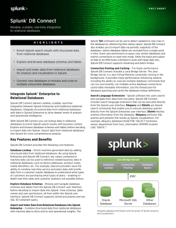 splunk enterprise features