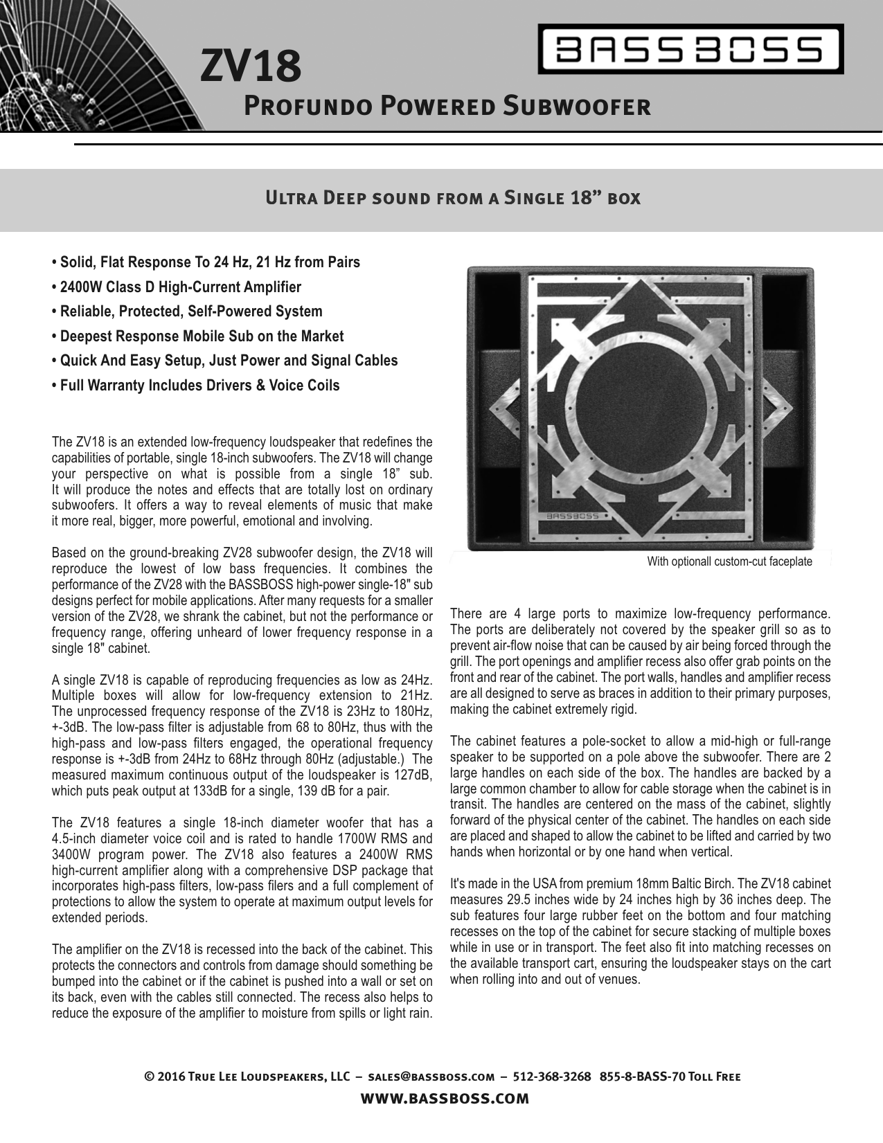 bassboss zv18