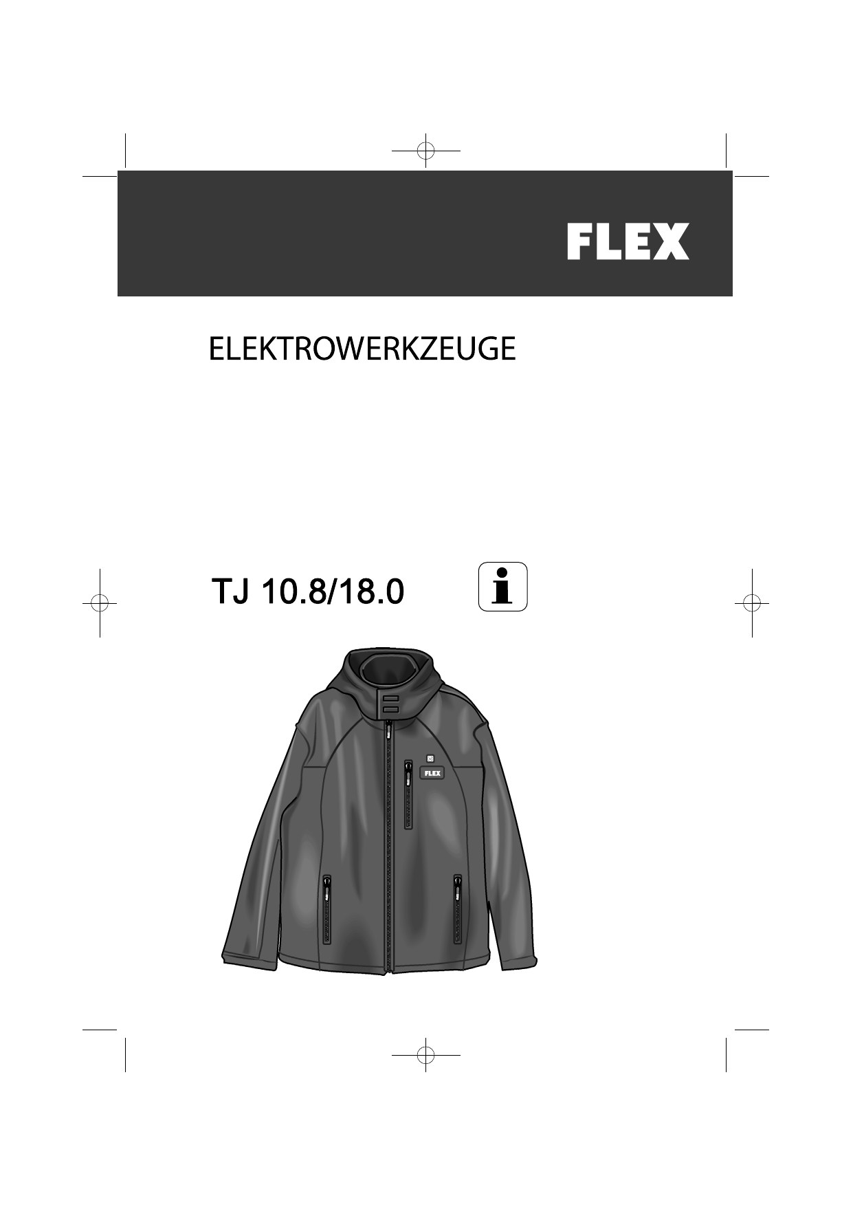 Flex TJ Blanco 10.8/18.0 Chaqueta calefactable M Men + PS 10.8