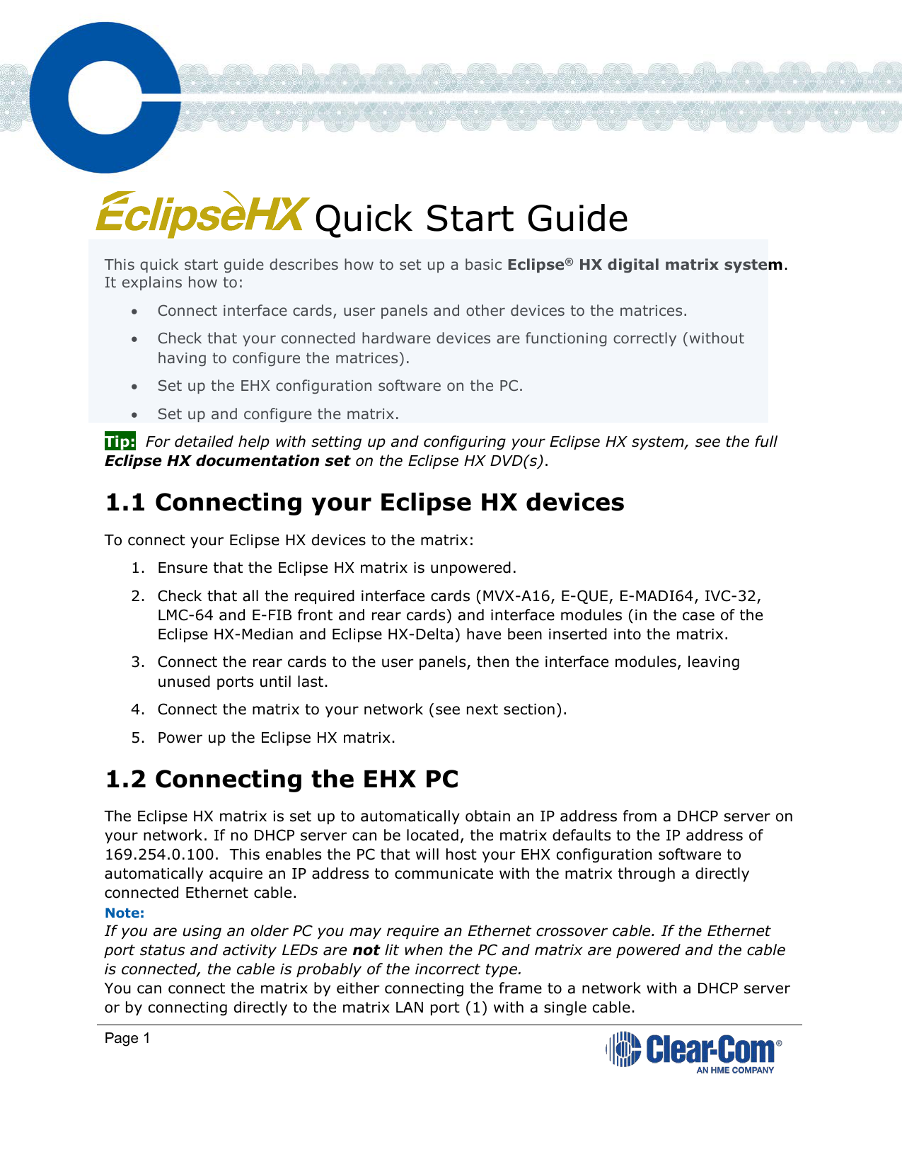 Eclipse HX-Median