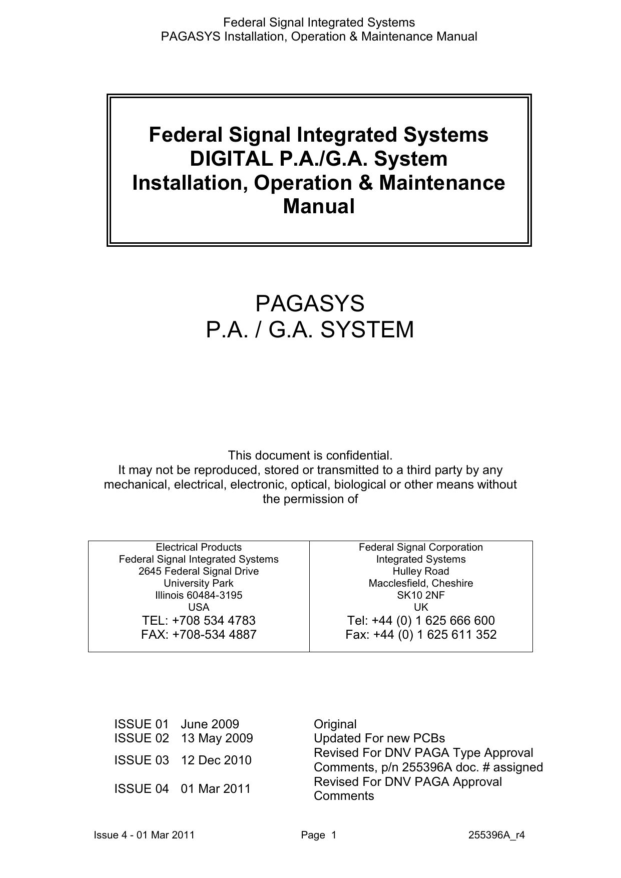 pagasys pa / ga system Manualzz