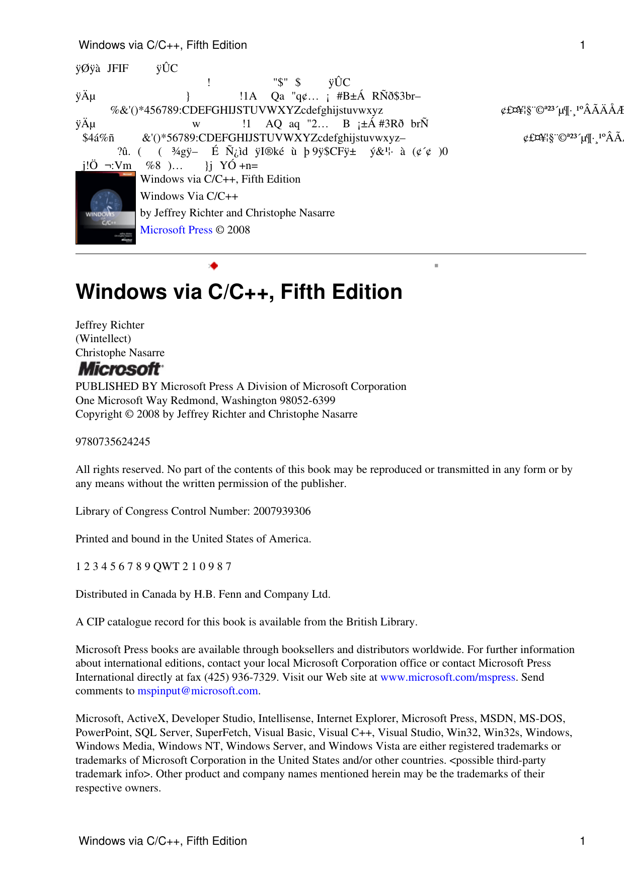 Windows Via C C Fifth Edition Manualzz