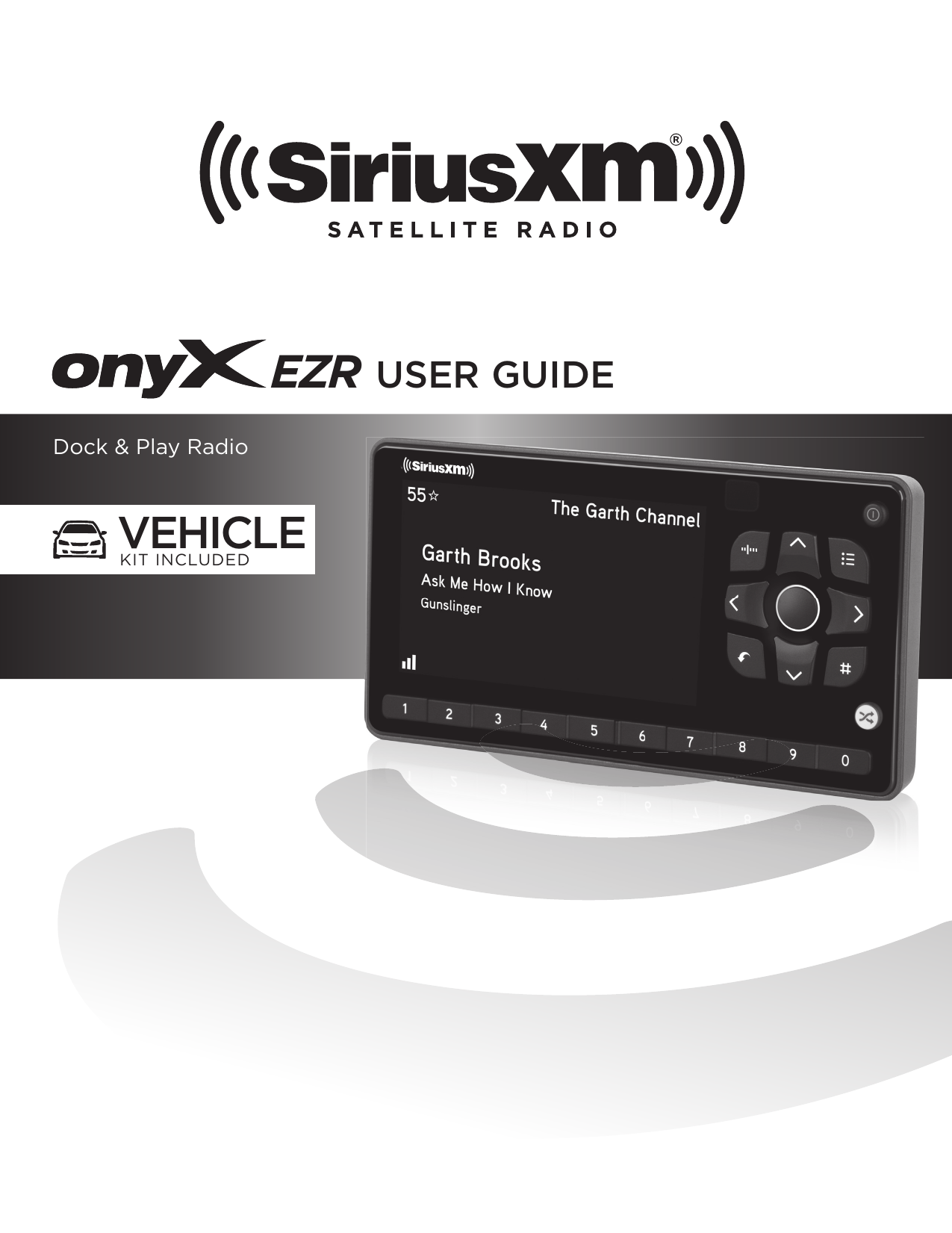 Sirius Satellite Radio Onyx EZR with Vehicle Kit User guide Manualzz