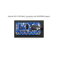 Adafruit Si4713 FM Radio Transmitter with RDS/RDBS Support User Manual