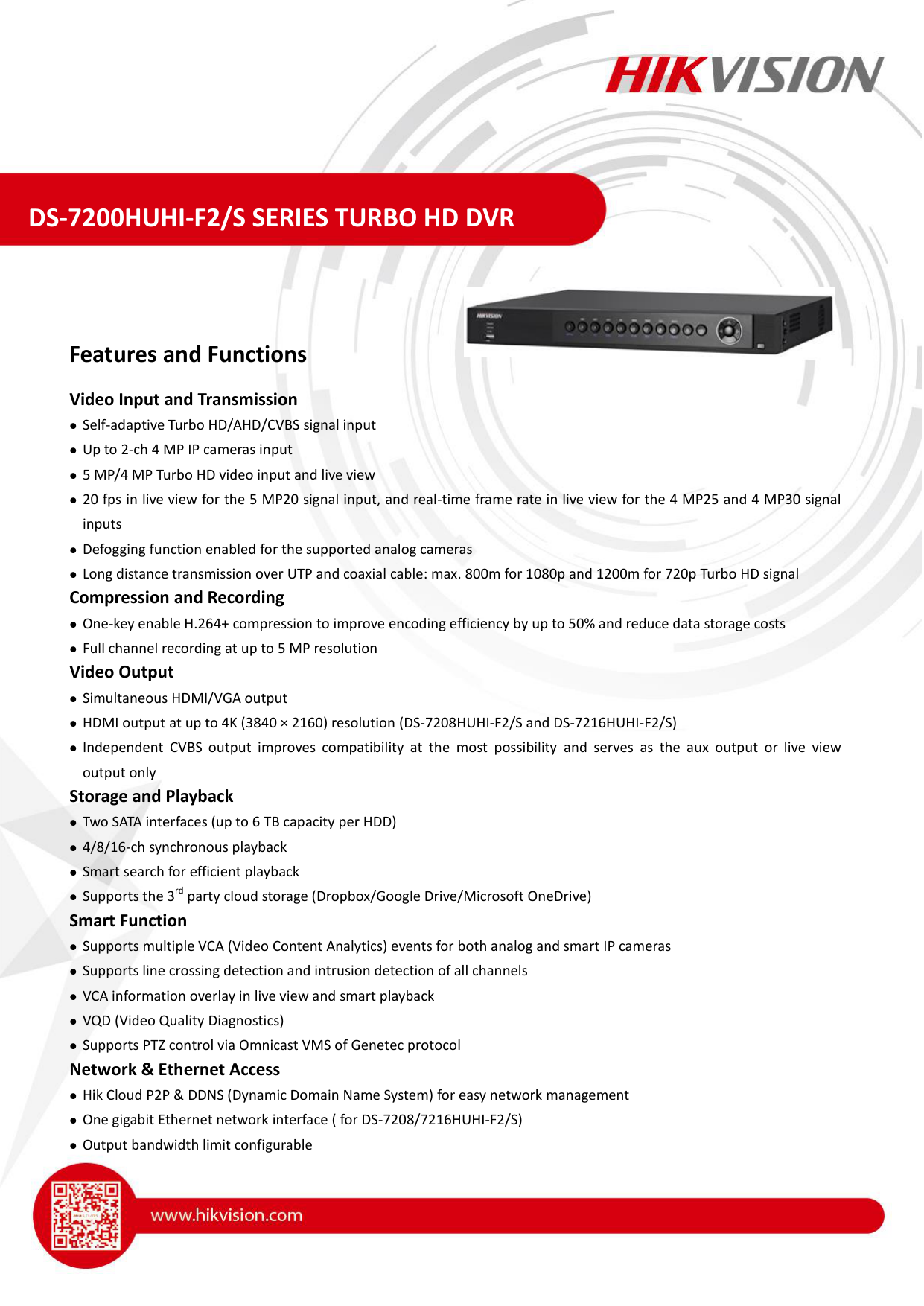 Ds 70huhi F2 S Series Turbo Hd Dvr Manualzz