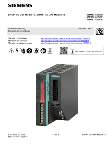 BA DC-USV 15 | Manualzz