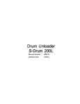 Drum Unloader S-Drum 200L User Manual