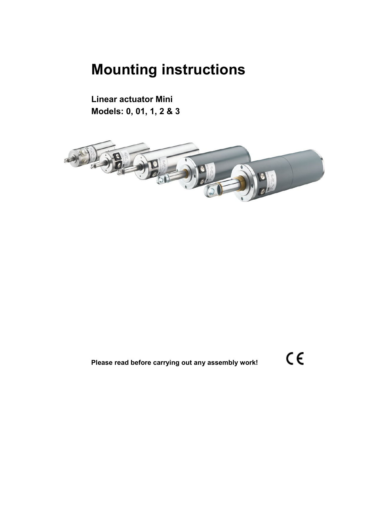 Mounting instructions Manualzz