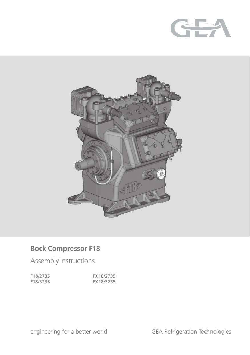 Bock Compressor F18 Assembly Instructions Manualzz