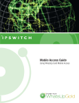 Ipswitch WhatsUp Gold Mobile Access Guide | AI PDF Access