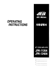 Zone Amplifier JPA 1120A, JPA 1240A Operating Instructions