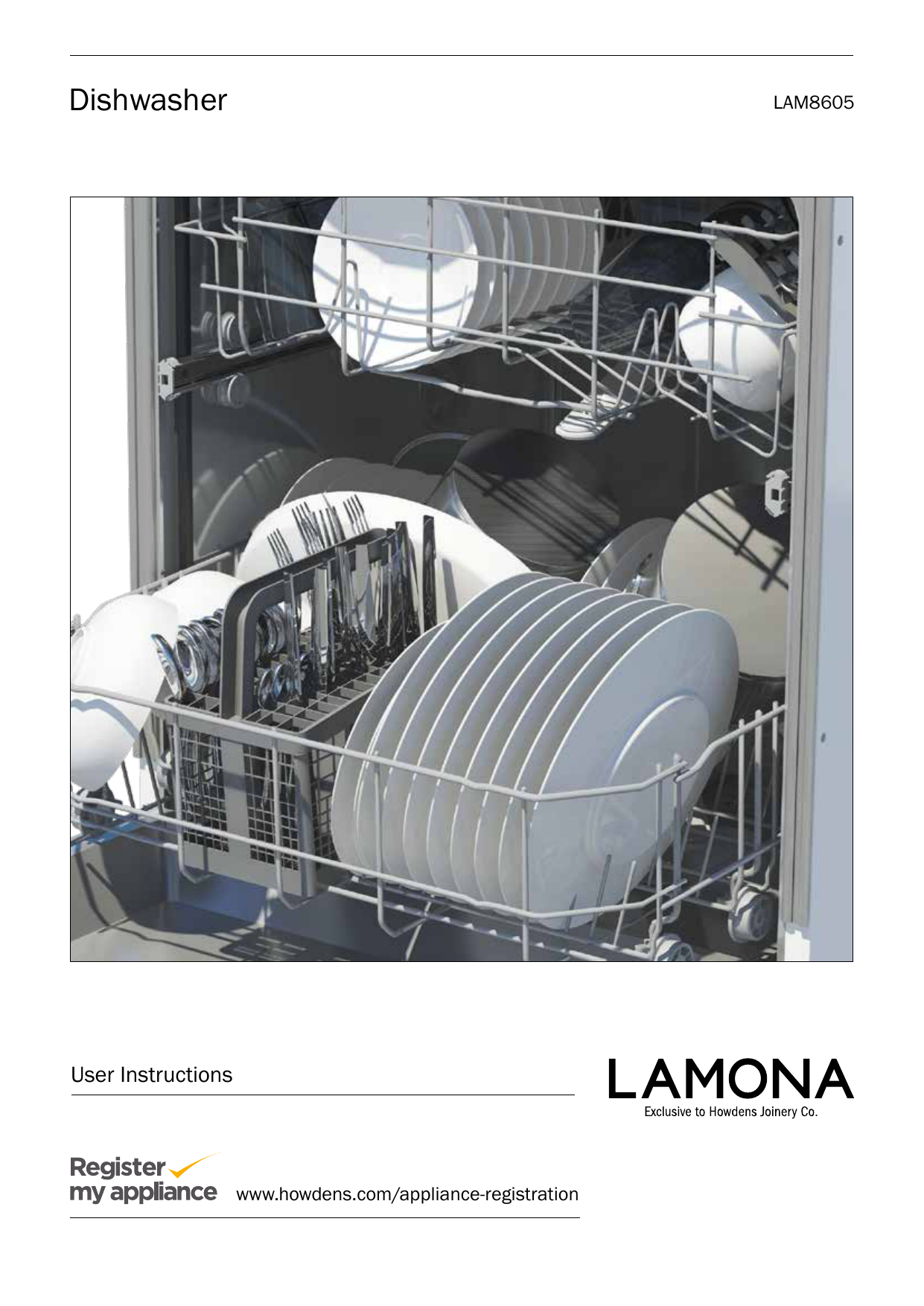 lamona dishwasher control panel