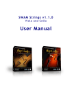 SWAM Strings Viola, Cello User Manual