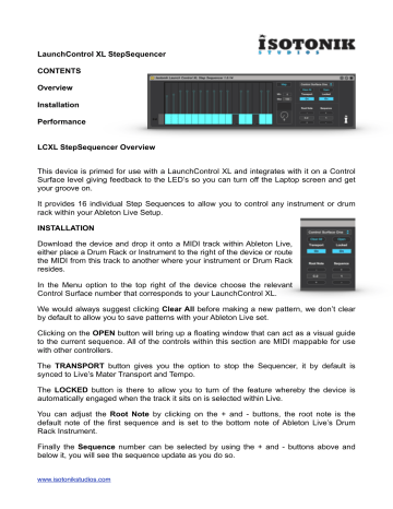 step sequencer ableton drums