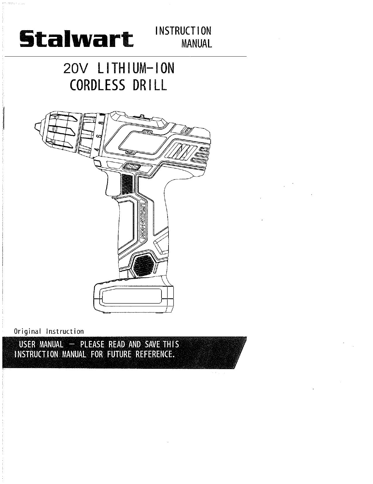 Stalwart discount 20v drill