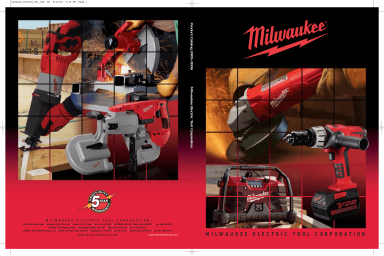 Milwaukee Electric Tool Corporation Manualzz