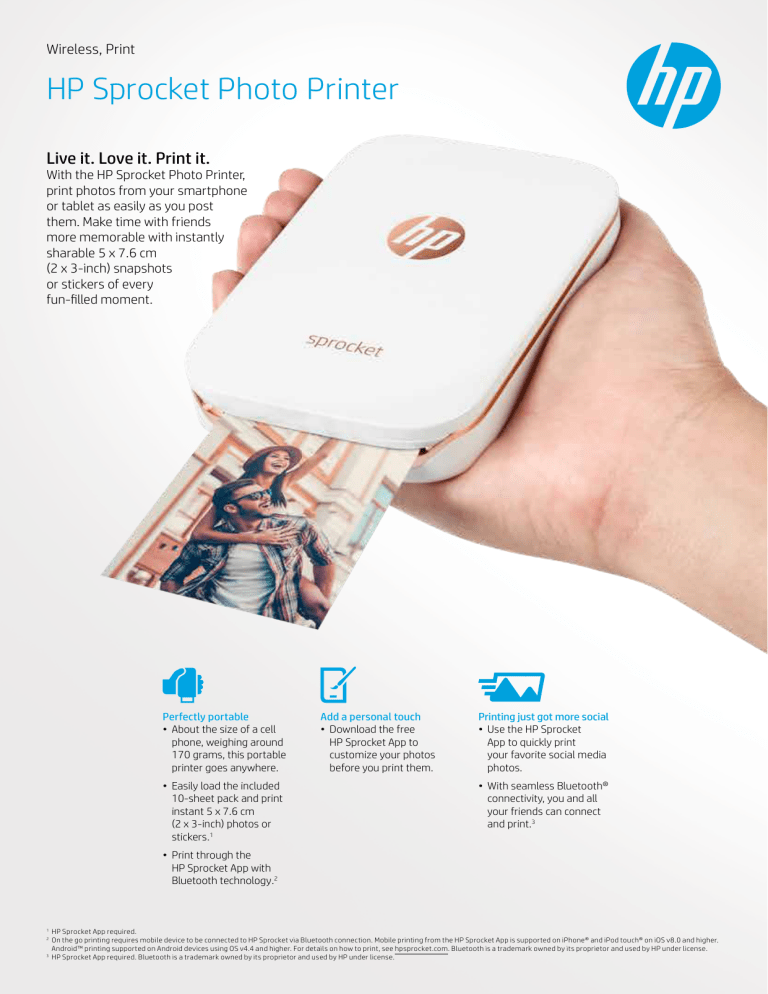 connecting sprocket to iphone