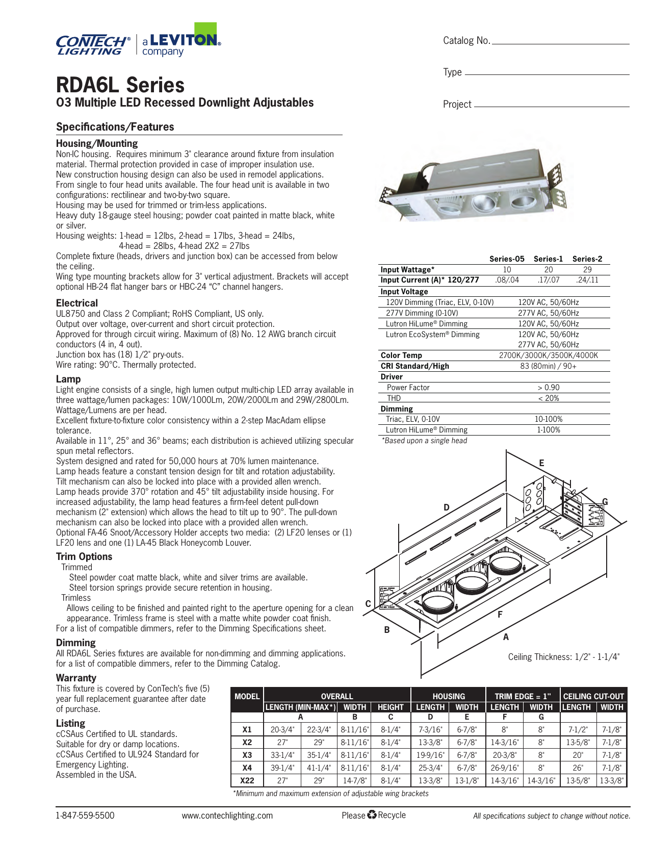 Contech Lighting Rda4l | Shelly Lighting