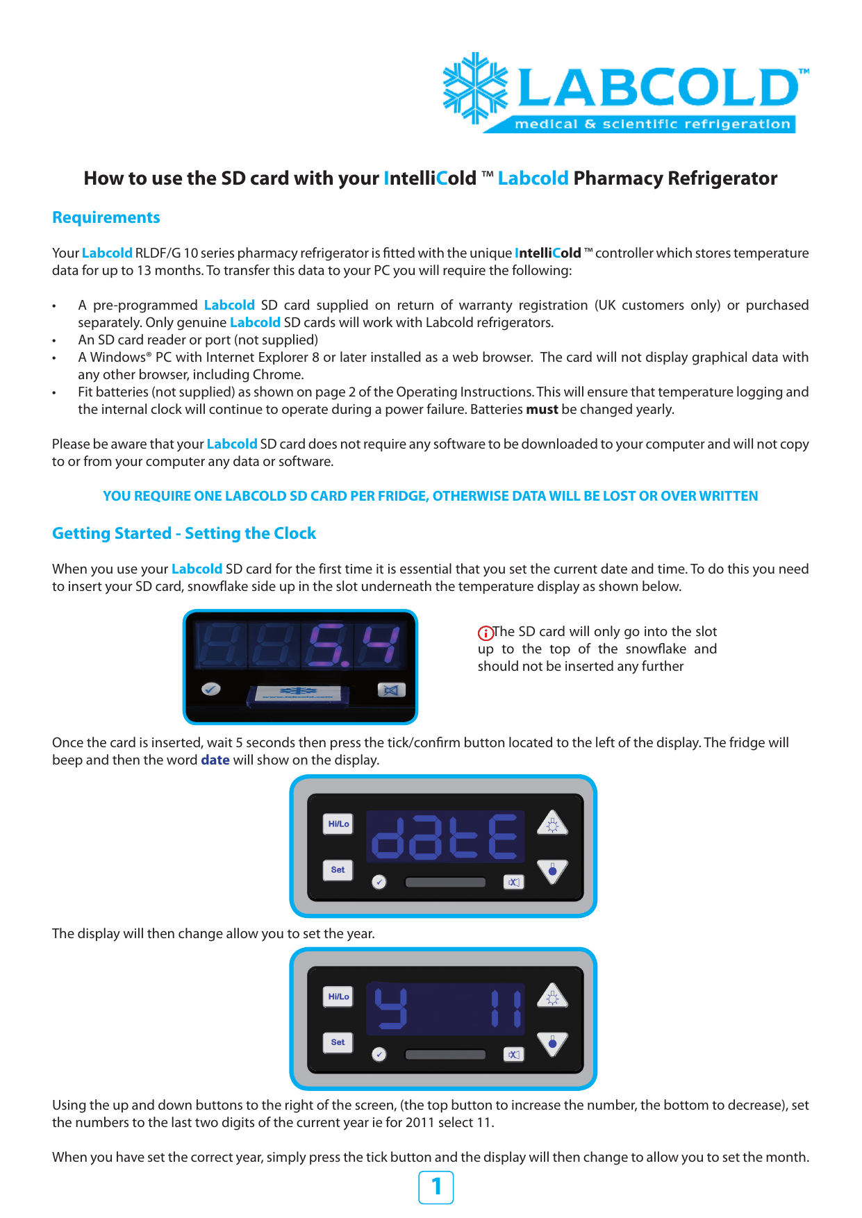 Labcold Fridge Manual Error Codes L B At Laura Mullen Blog