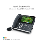 Intermedia Yealink T48G Quick start manual