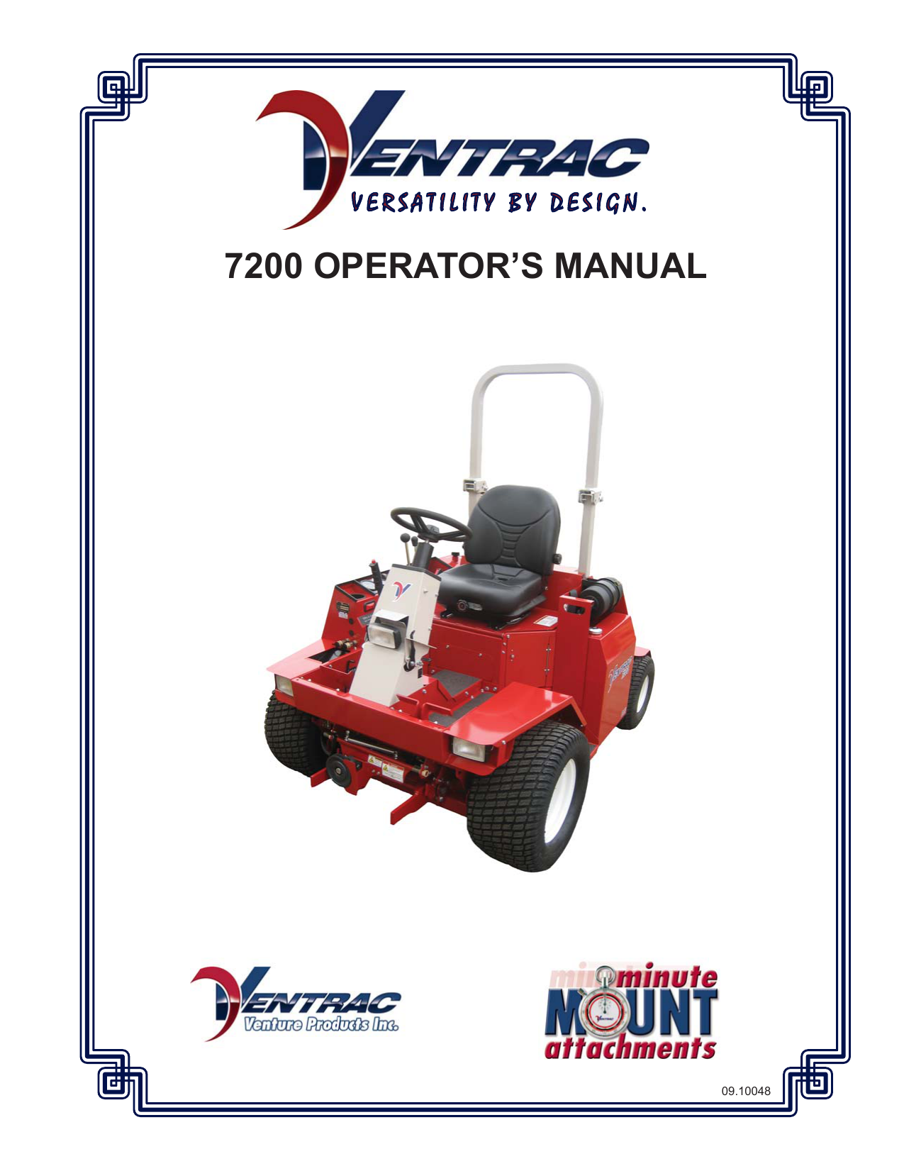 Ventrac RT7200 Operator's Manual Manualzz