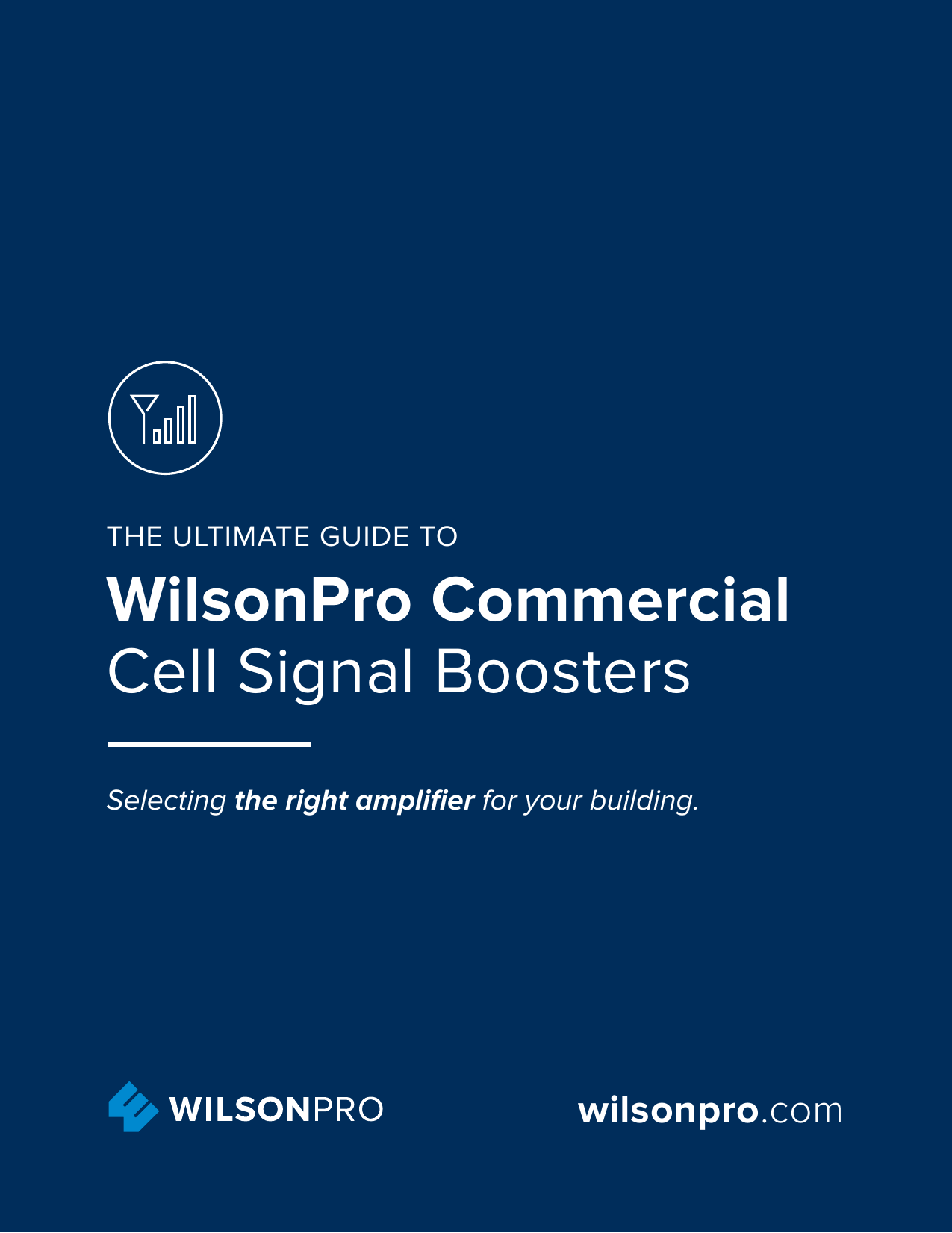 WilsonPro Commercial Cell Signal Boosters Manualzz