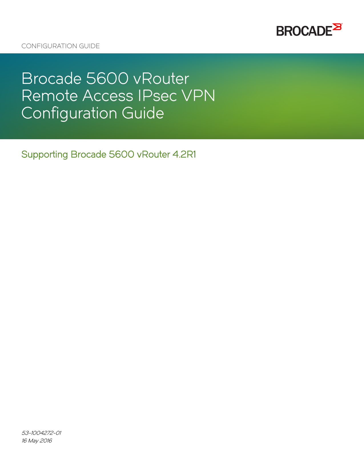 Brocade Vrouter Remote Access Ipsec Vpn Configuration Manualzz