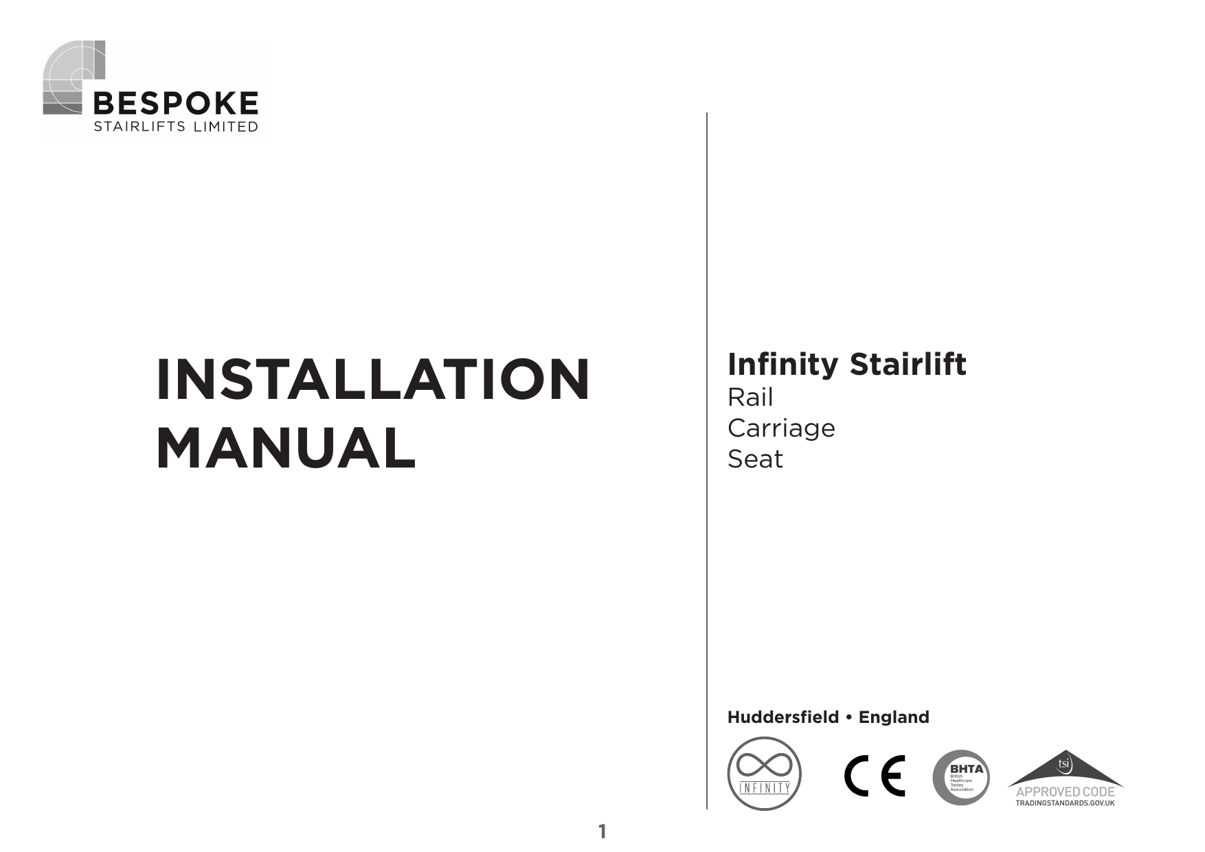 Installation Manual Precision Stairlifts Manualzz