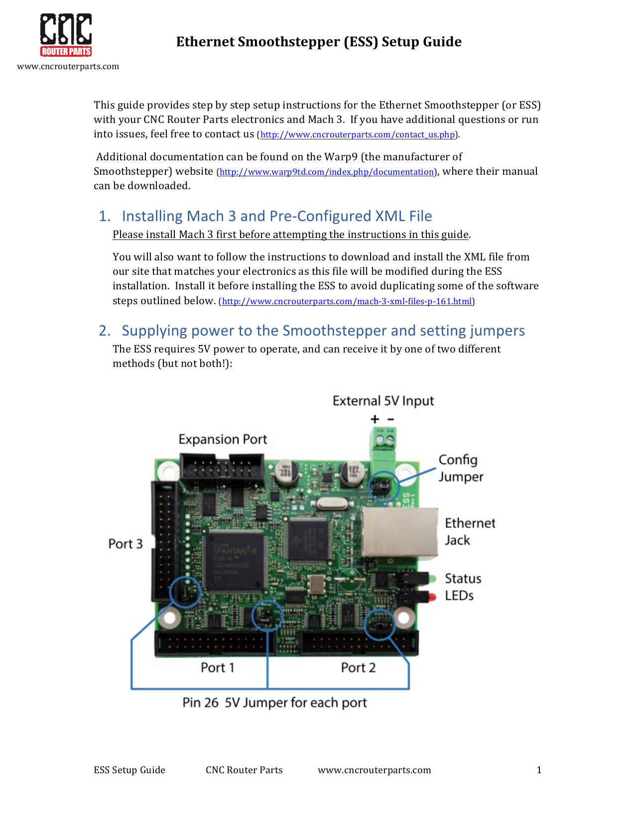 connecting picconvert to ethernet smoothstepper