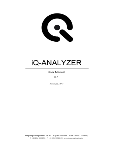 iQ-ANALYZER | Manualzz