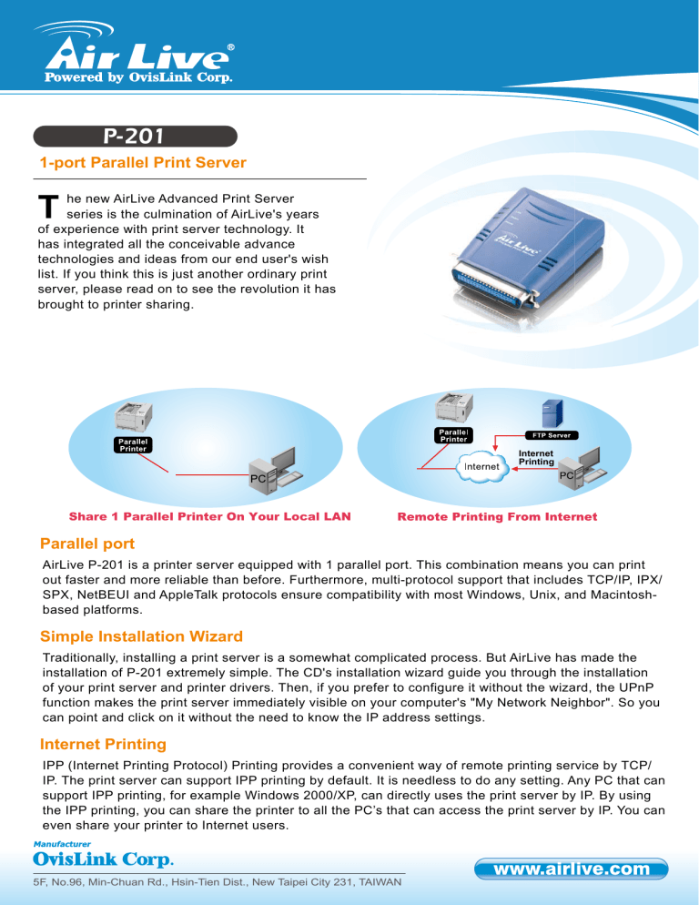 integrated print server