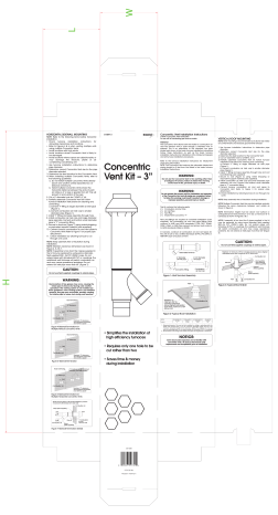 3in Concentric Vent, Extended