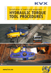 KVX Hydraulic Torque Tool 179050, 179080, 179032 Instruction Manual