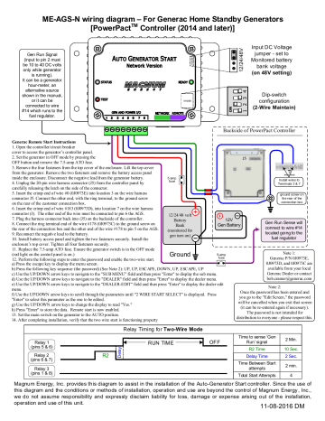 For Generac Home Standby Generators, Generac Standby Generator Wiring Diagram