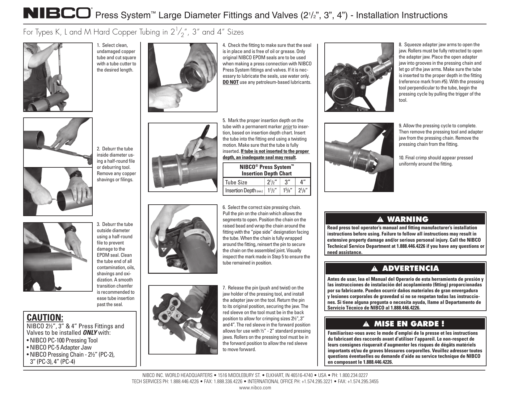 Lg Diameter Installation Sheet Landscape Indd Manualzz