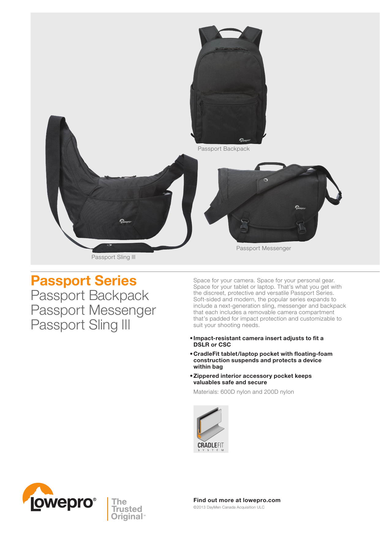 lowepro passport messenger