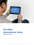 DocuSign Experience User Guide | Manualzz