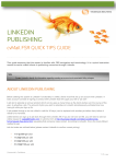 LinkedIn publishing User Guide