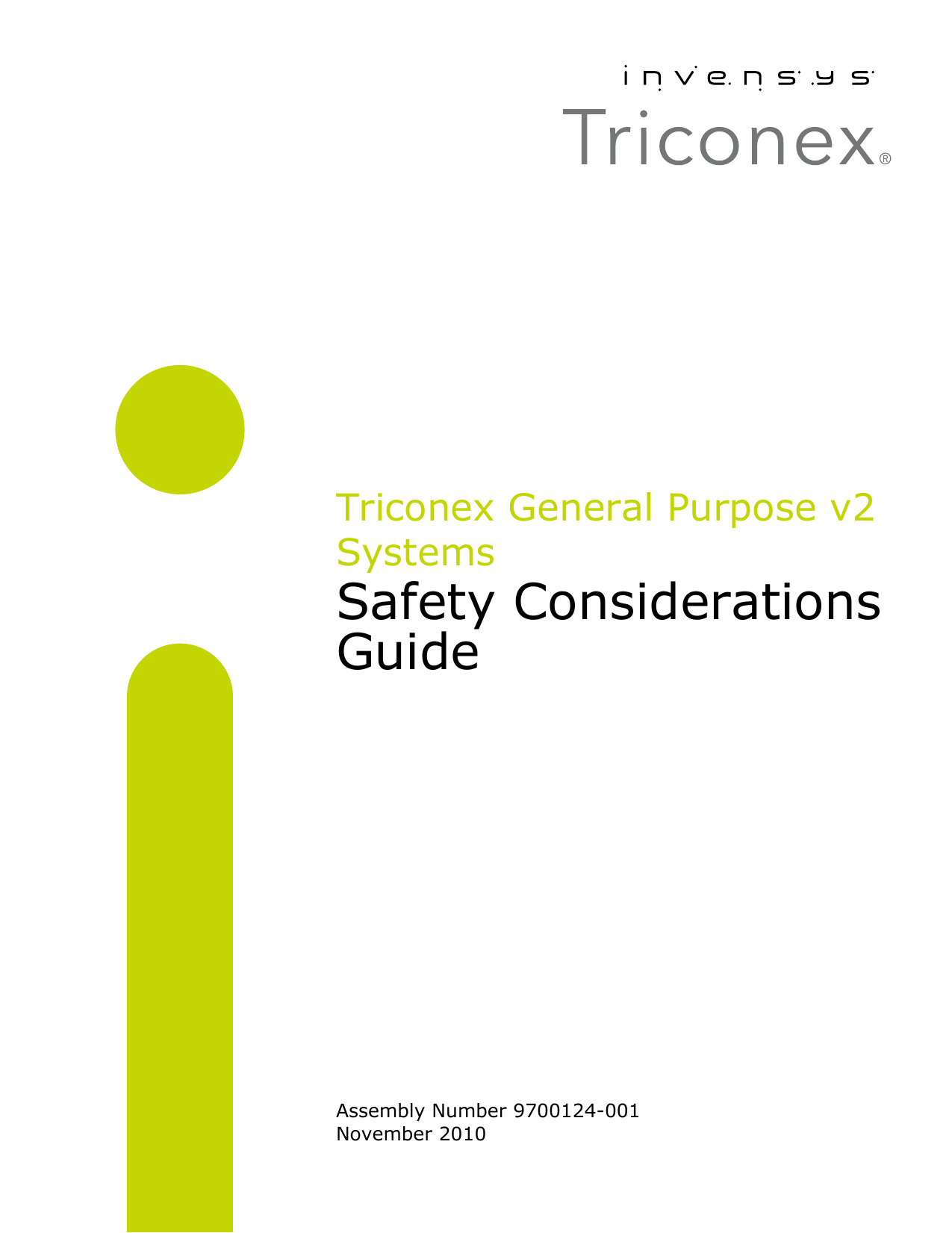 Safety Considerations Guide for Triconex General Manualzz