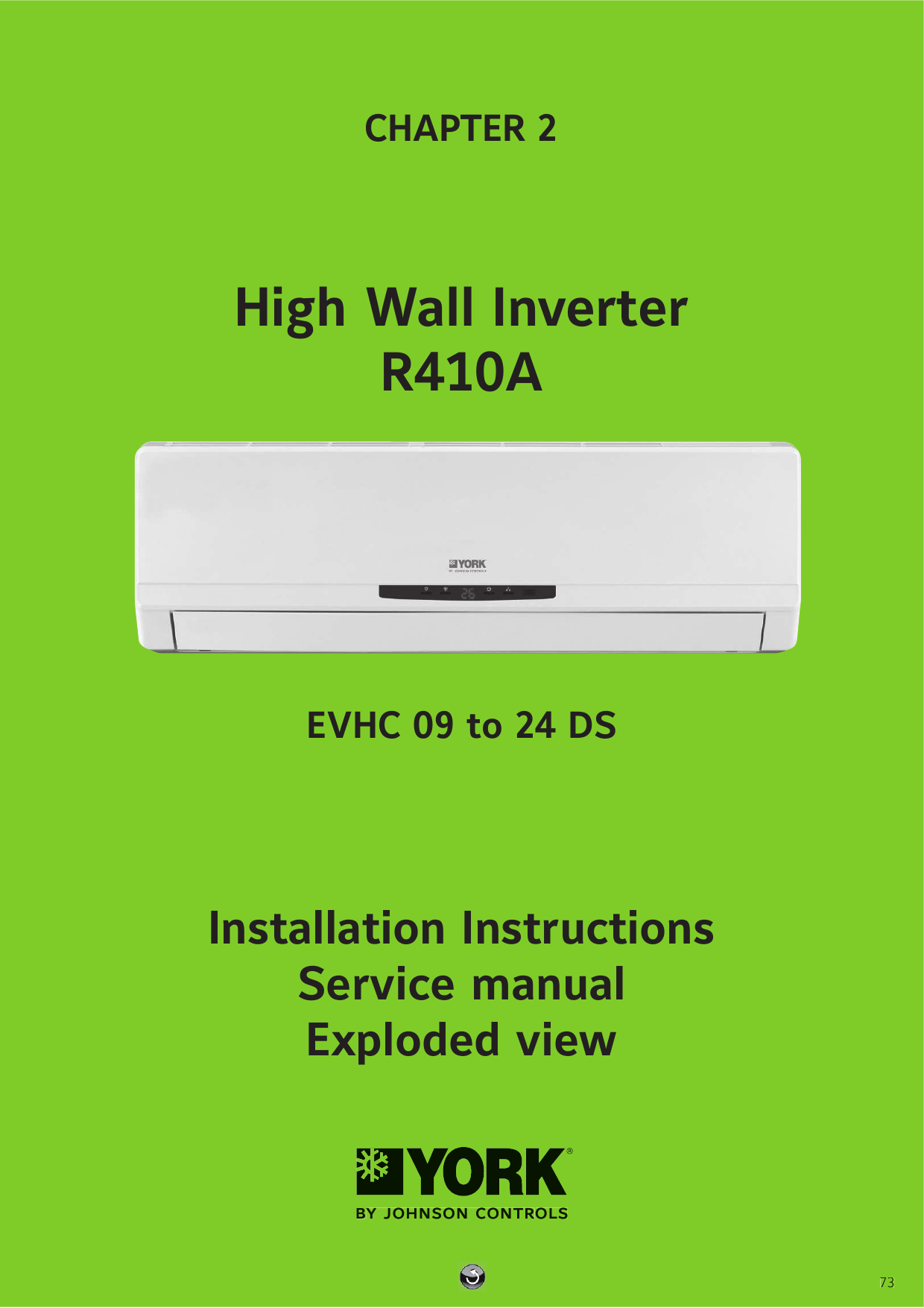 High Wall Inverter R410A | Manualzz