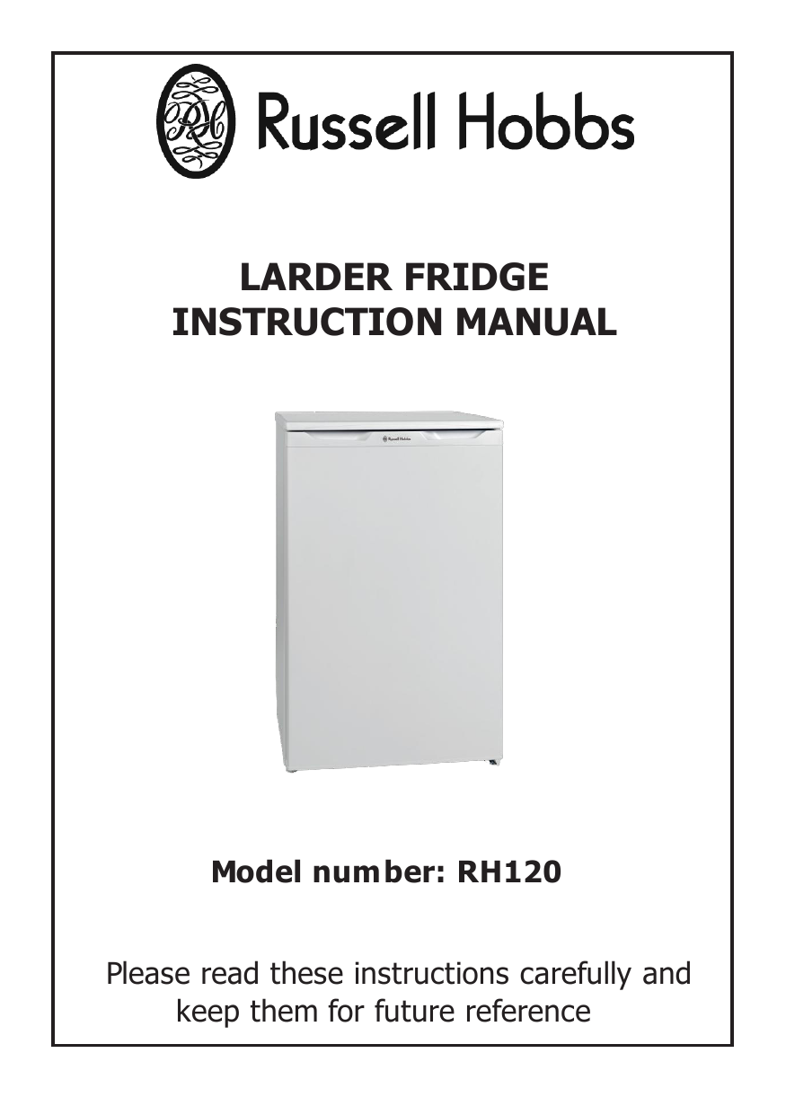 larder fridge instruction manual Manualzz