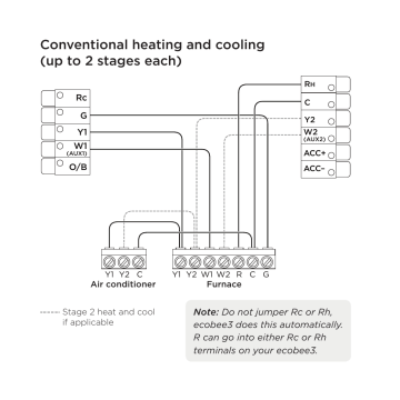 Ecobee ecobee3 Wiring Diagram | Manualzz