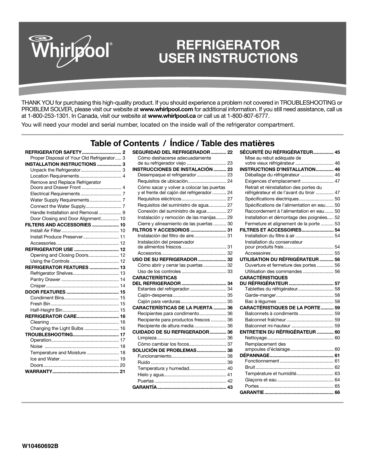 Whirlpool Refrigerator Repair Manual Manualzz