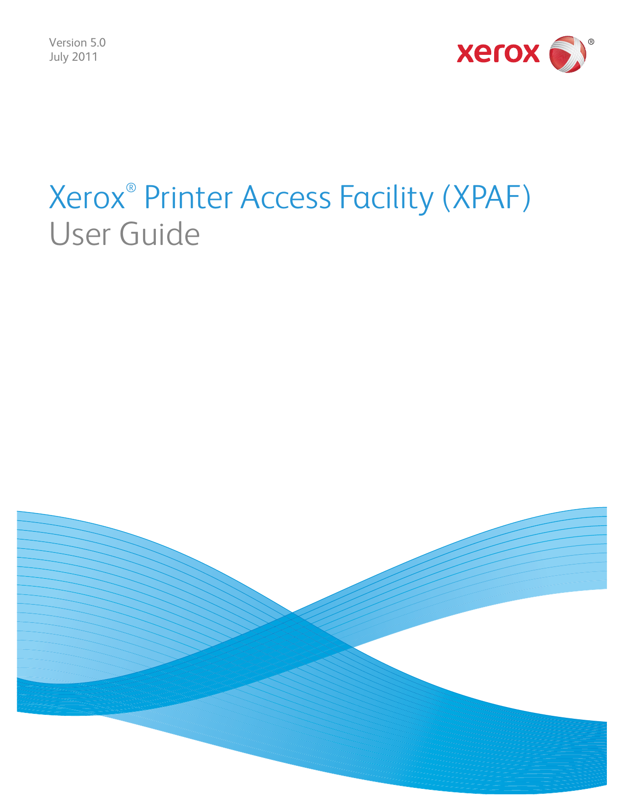 Xerox® Printer Access Facility (XPAF) User Guide Manualzz