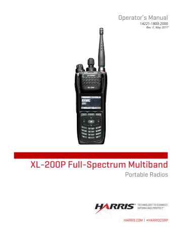 XL-200P - Harris Corporation | Manualzz