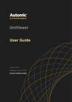 UniViewer User Guide 